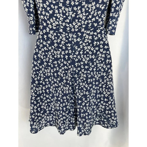 SALONI Colette Silk Minidress In Navy Painterly $550 - Picture 10 of 15